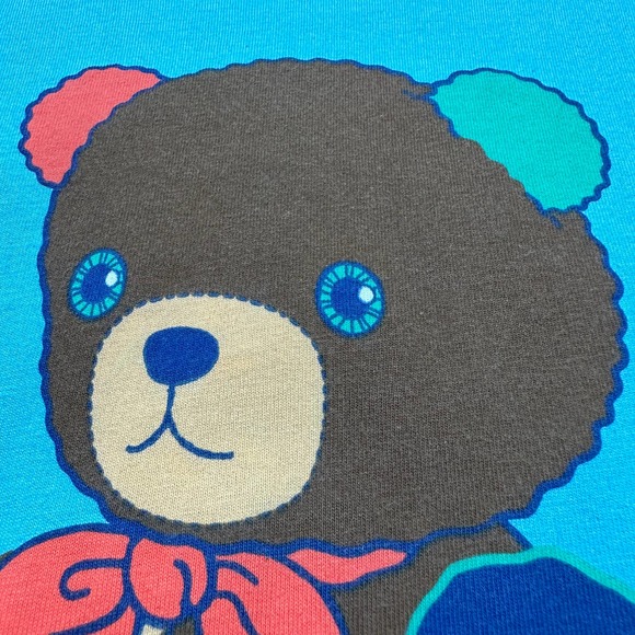 Teddy Fresh | Women | Pastel Long Sleeve Teddy Bear Graphic Tee | Size XL - Picture 10 of 12